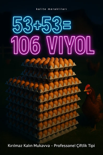 Kalite Meraklıları Ultra Extra 30'lu Yumurta Viyolü Kutusu pakedi 106 ADET ÇiftliK ürün görseli 1