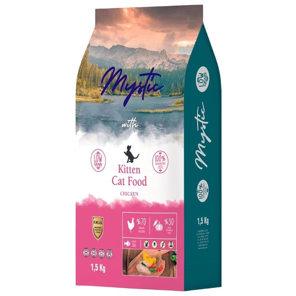 Mystic Tavuk Etli Yavru Kedi Maması 1,5 kg ürün görseli 1