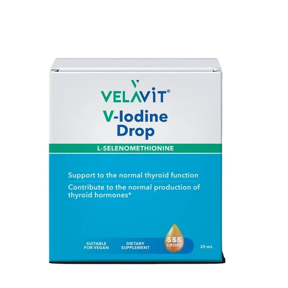 Velavit V-Iodıne Drop İyot Selenyum Damla 25ml ürün görseli 1