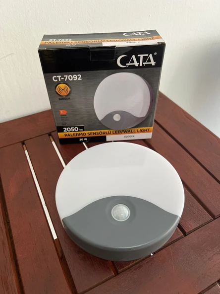 CATA PALERMO SENSÖRLÜ LED 20W 4000K (CT-7092) ürün görseli 1