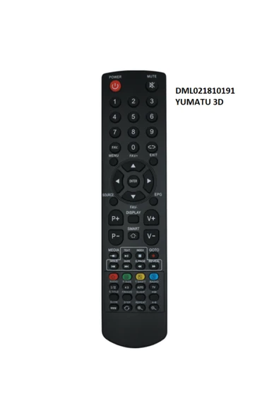 Yumatu 3D LCD TV KUMANDASI ürün görseli 1