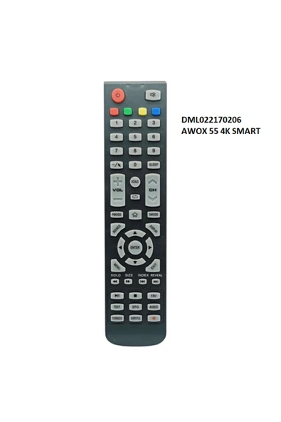 AWOX 55'' 4K SMART LCD TV KUMANDASI ürün görseli 1