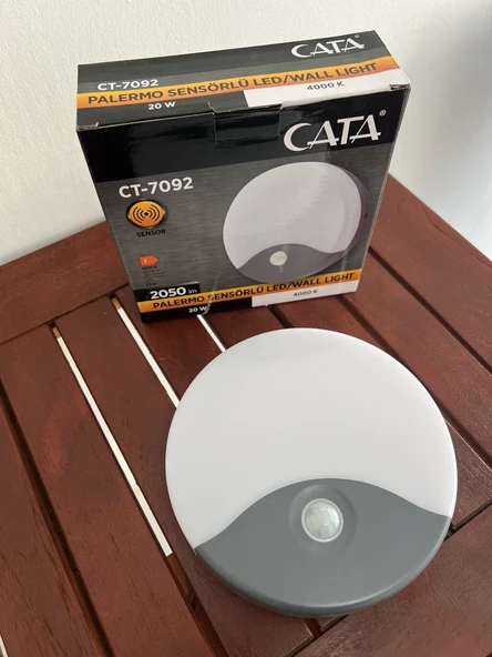 CATA PALERMO SENSÖRLÜ LED 20W 4000K (CT-7092) - Resim 2
