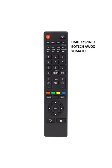 AWOX SMART  Uyumlu LCD TV KUMANDASI ürün görseli 1