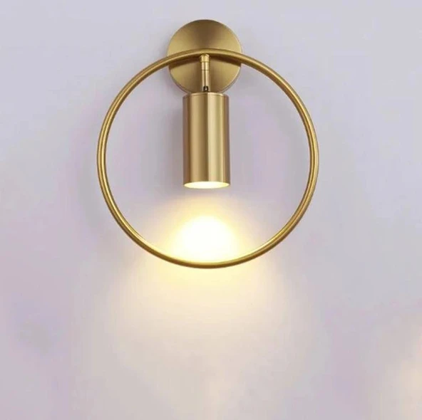 Geometrik Led Altın Aplik İç Mekan Aplik Led Aplik ürün görseli 1