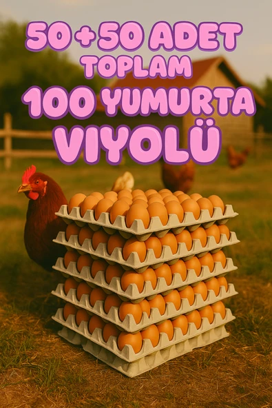 Kalite Meraklıları Extra Kalite 30'lu Yumurta viyolü 100 Adet yumurta kutusu mukavva organizer ürün görseli 1