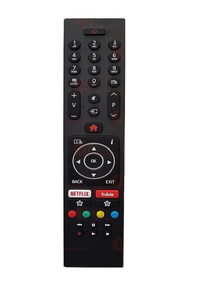 Fuchs Vestel Lcd Tv Kumandası Netflix-youtube Tuşlu ürün görseli 1