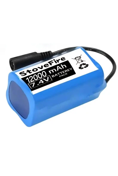 KESEROĞLU SAZAN YEMLEME (TEKNE VE BOTU) 12000 BİNLİK 7.4V YÜKSEK KALİTELİ (1)ADET ORJİNAL PİLDİR. ürün görseli 1