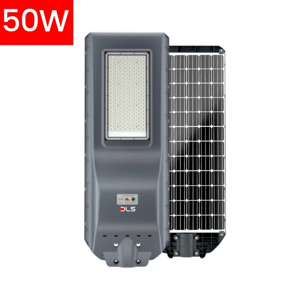 DLS 50W Profesyonel Solar Sokak Armatürü  Tüm Gece Aydınlatma  Güneş Enerjili SLR-102-50-01 ürün görseli 1