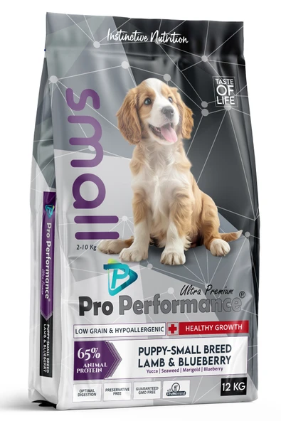 Pro Performance Ultra Premium Kuzulu ve Yaban Mersinli Küçük Irk Yavru Köpek Maması 12 Kg ürün görseli 1