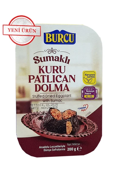 Bucu Kuru Patlıcan Dolma 200 gram ürün görseli 1