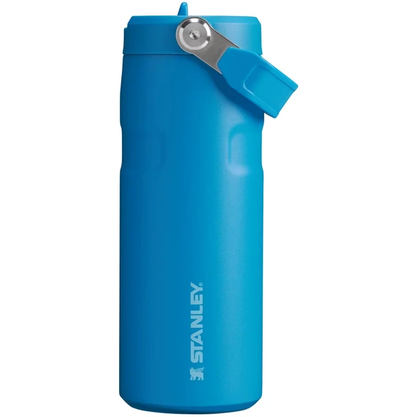 Stanley The IceFlow Flip Straw 2.0 Pipetli Termos 0.47 LT (16 OZ) - Azure ürün görseli 1