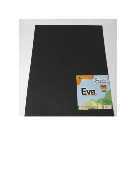 Bafix Eva Düz Renk 50x70 Siyah ürün görseli 1