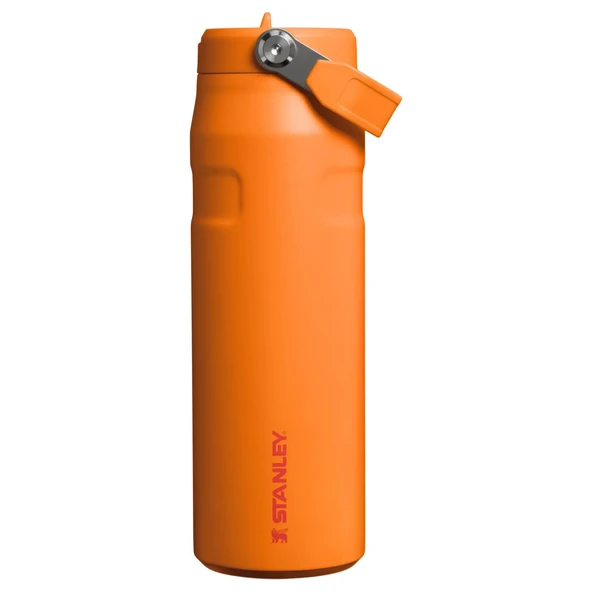 Stanley The IceFlow Bottle Flip Straw Pipetli Termos 2.0 0.7 L - (24 OZ) Goldenrod Coral ürün görseli 1