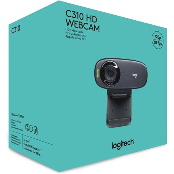 Logitech C310 960-001065 Mikrofonlu Webcam ürün görseli 1