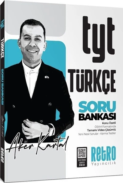 TYT Türkçe Soru Bankası Aker Kartal Retro Yayıncılık ürün görseli 1