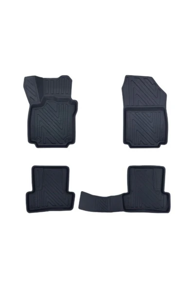 Renault Clio 3 2005-2012 Premium Araca Özel 4D Paspas ürün görseli 1