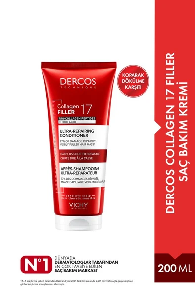 Dercos Collagen 17 Filler Saç Bakım Kremi 200 Ml