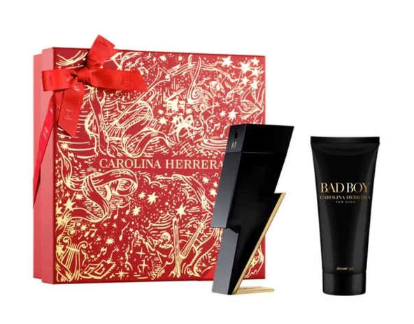Carolina Herrera Bad Boy Edt 100 ml Erkek Parfüm Set ürün görseli 1