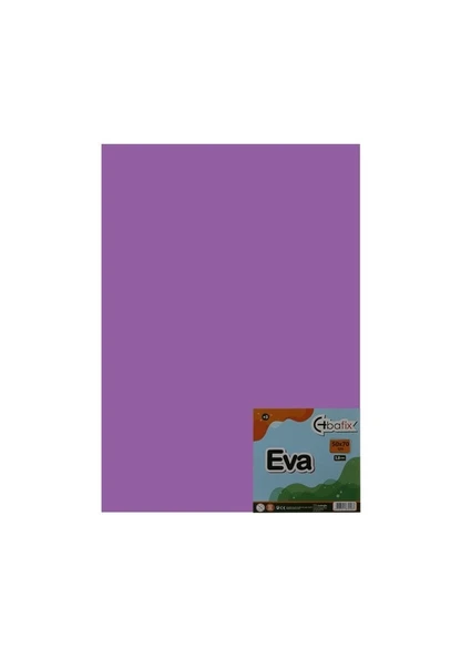 Bafix Eva Düz Renk 50x70 Mor ürün görseli 1