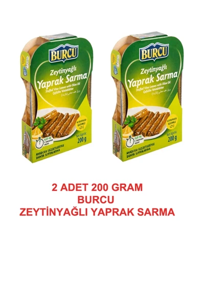 Burcu Zeytinyağlı Yaprak Sarma 200 gr x 2 paket ürün görseli 1