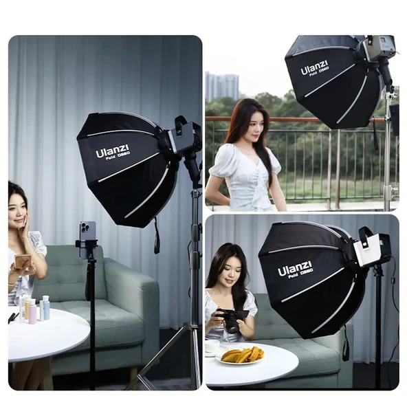 Ulanzi 40cm Mini Bowens Mount Qr Octagon Softbox - Resim 3