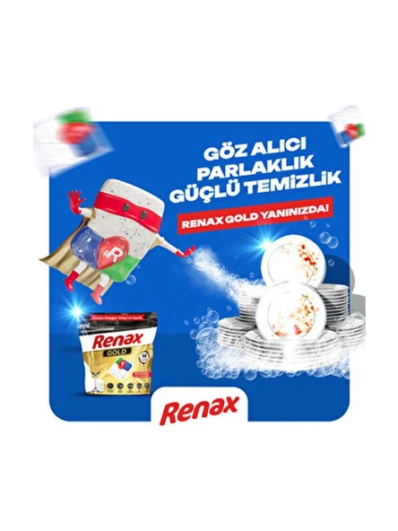 Renax Gold Bulaşık Makinesi Kapsülü Hepsi Bir Arada 30 Lu ürün görseli 1