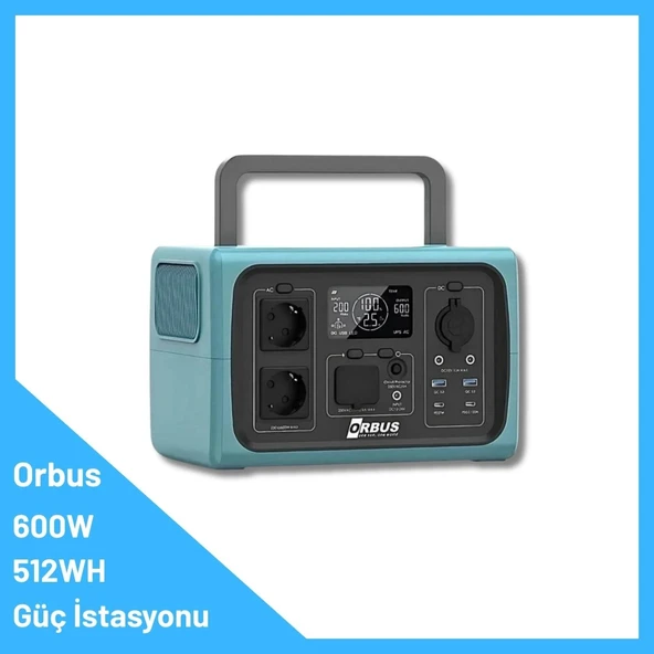 Orbus 600W 512WH Güç İstasyonu ürün görseli 1