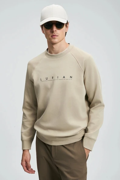 Lufian Erkek Cooper Bej Sweatshirt 112030177 ürün görseli 1