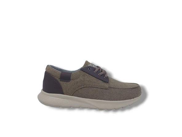 Dakır's 020 Erkek Vizon Bağcıklı Espadril Ayakkabı ürün görseli 1