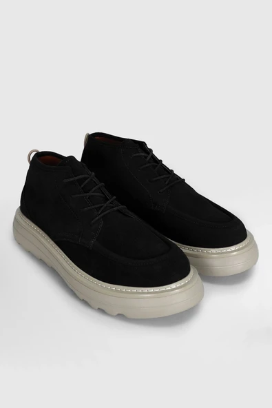 Lufian William Erkek Siyah Deri Sneaker 112230246 ürün görseli 1