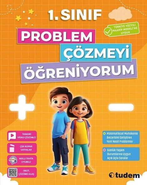 Tudem 1. Sınıf Problem Çözmeyi Öğreniyorum Tudem Yayınları ürün görseli 1