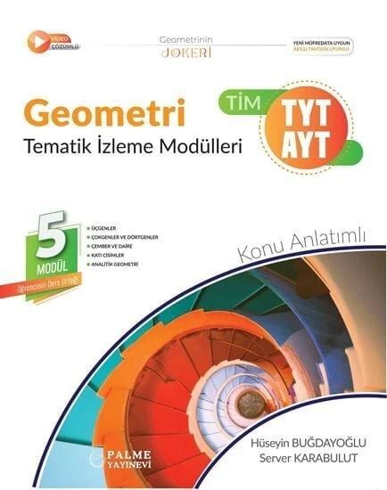 Palme YKS TYT AYT Geometri Joker Tematik İzleme Modülleri Palme Yayınları ürün görseli 1