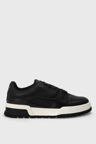 Lufian Albert Erkek Deri Siyah Sneaker 112230250 ürün görseli 1