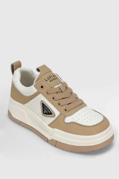 Lufian Jennifer Kadın Deri Bej Sneaker 122230050 ürün görseli 1