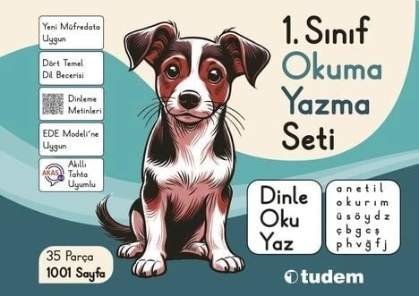 Tudem 1. Sınıf Okuma Yazma Seti Kutulu Tudem Yayınları ürün görseli 1