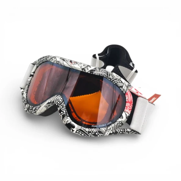 Cebe Super Marwin Kayak Snowboard Gözlük BeyazKavuniçi CB1060B788 ürün görseli 1