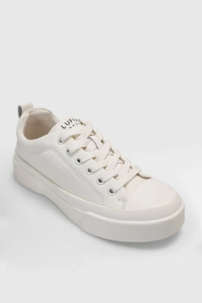 Lufian Mia Kadın Deri Beyaz Sneaker 122230055 ürün görseli 1