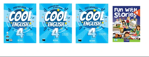 4.Sınıf Cool English Seti + Fun with Stories Level 4 ürün görseli 1