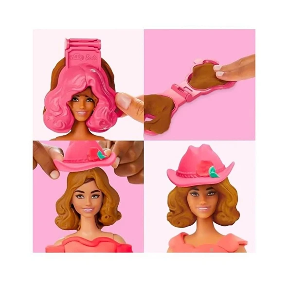 Barbie Çiçekli Ve Püsküllü Oyun Hamuru Seti ürün görseli 1
