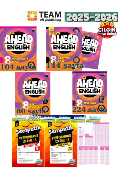 Team Yayınları Ahead With English 8.sınıf 4lü Set ürün görseli 1