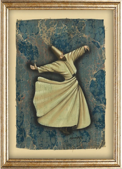 Sinan Grafik STN-5701 Semazen 33x44 cm ürün görseli 1