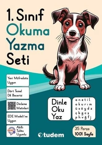 Tudem 1. Sınıf Okuma Yazma Seti Paketli Tudem Yayınları ürün görseli 1
