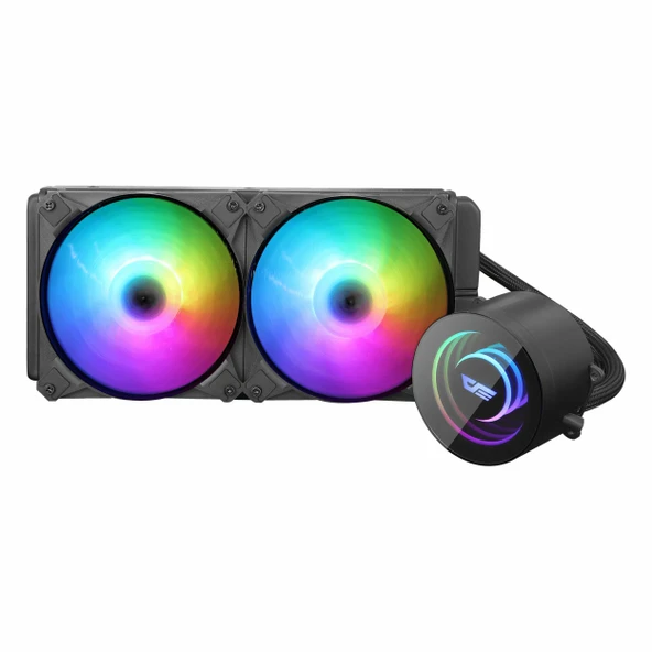 Aigo DX240 V2.6 ARGB 240mm AM5/1700P Siyah İşlemci Sıvı Soğutucu ürün görseli 1
