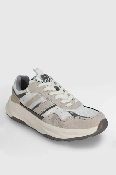 Lufian Eduard Erkek Beyaz Deri Sneaker Ayakkabı 112230235