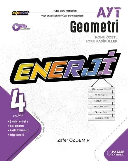 Palme YKS AYT Geometri Enerji Konu Özetli Soru Fasikülü Palme Yayınları ürün görseli 1