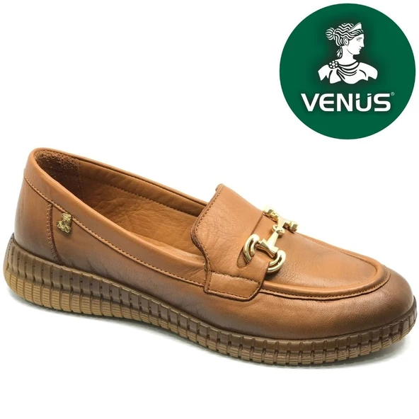 Venüs Larus Hakiki Deri Ortopedik Kadın Casual Babet Ayakkabı ürün görseli 1