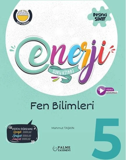 Palme 5. Sınıf Fen Bilimleri Enerji Soru Kitabı Çözümlü Palme Yayınları ürün görseli 1