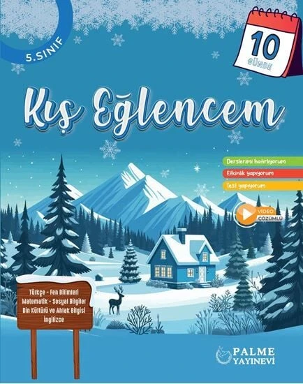 Palme 5. Sınıf 10 Günde Kış Eğlencem Palme Yayınları ürün görseli 1