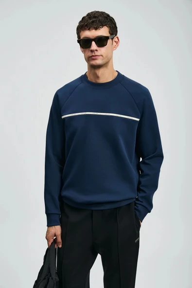Lufian Erkek Cosmo Lacivert Sweatshirt 112030181 ürün görseli 1